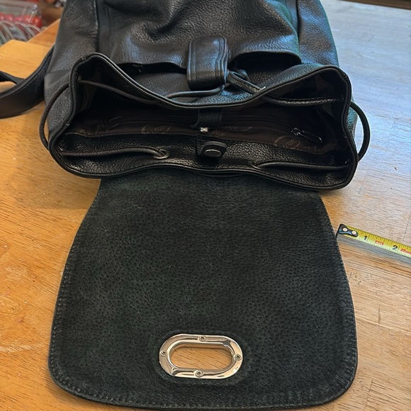 Chic Black Backpack with Sleek Design and Durability main image 5